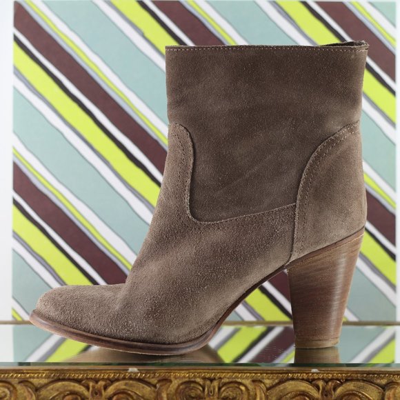 Carla Pitti Suede Leather Ankle Boots - Picture 5 of 16